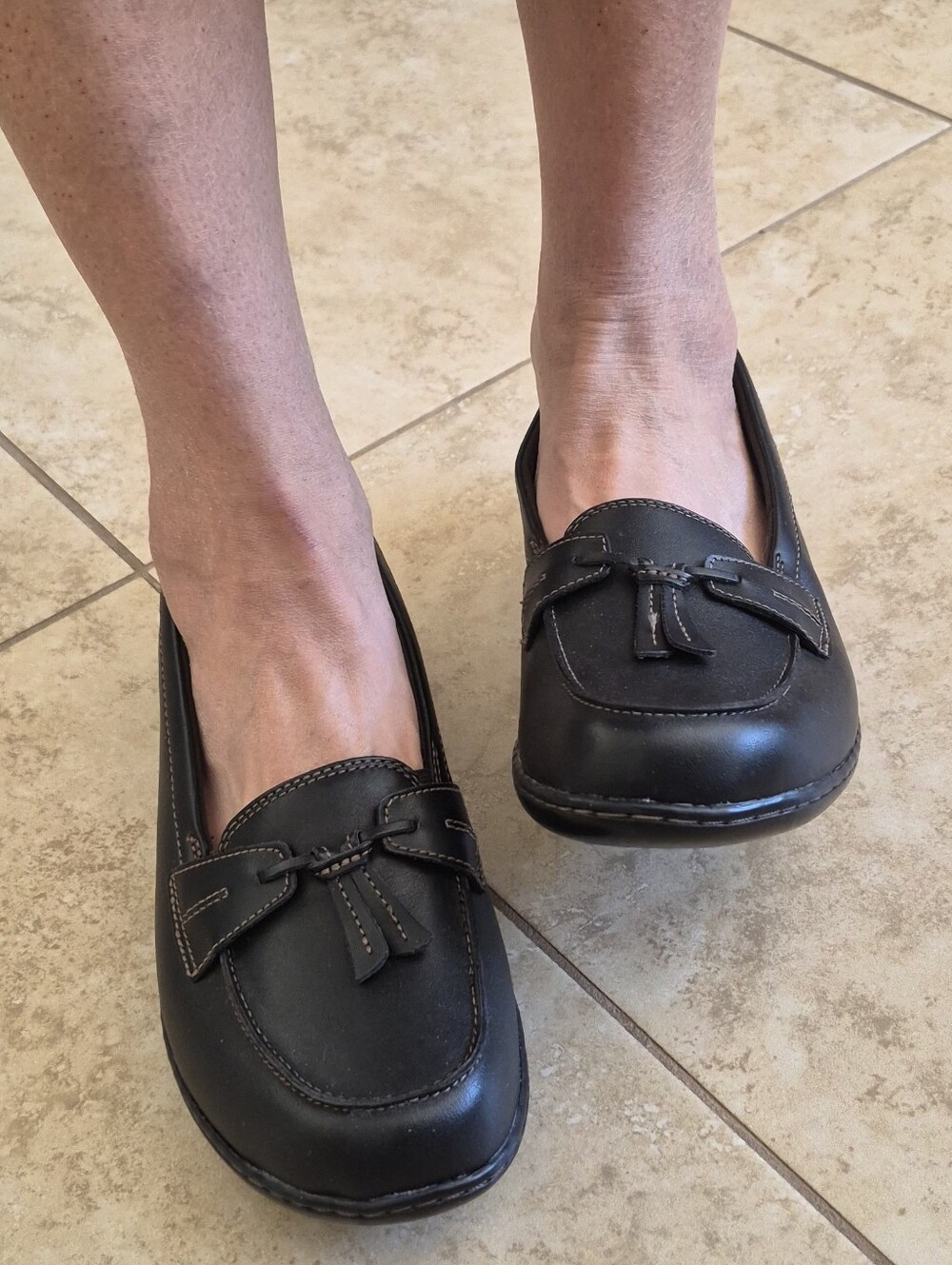 Clarks Ashland Bubble Loader, Upper Leather Slip-Ons Sz 11 - Picture 3 of 17